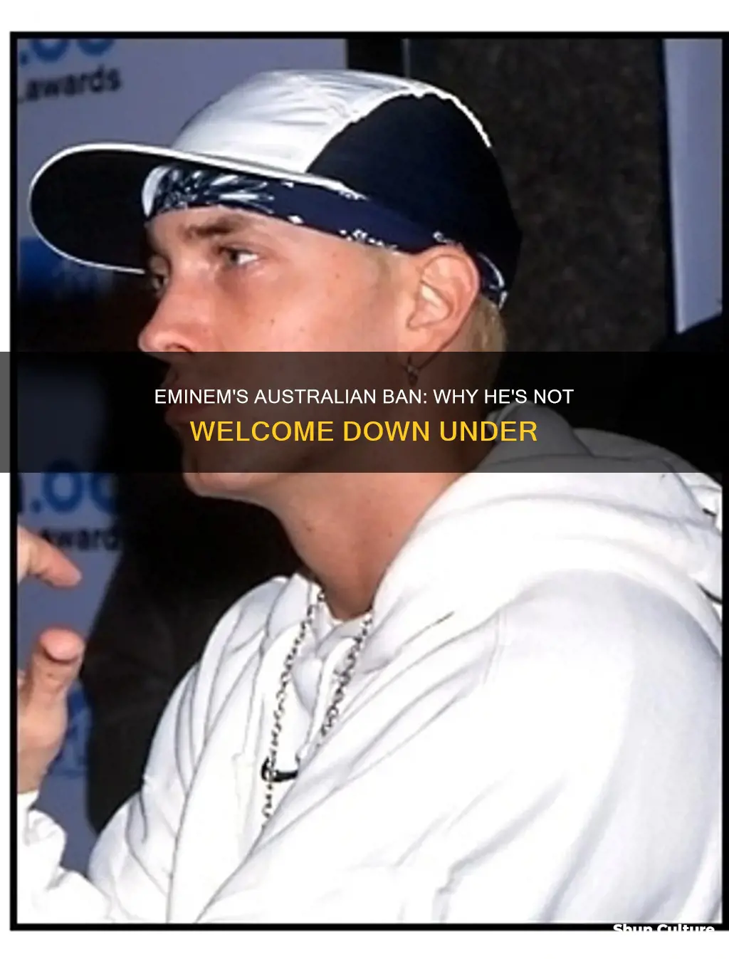 is eminem banned from australia