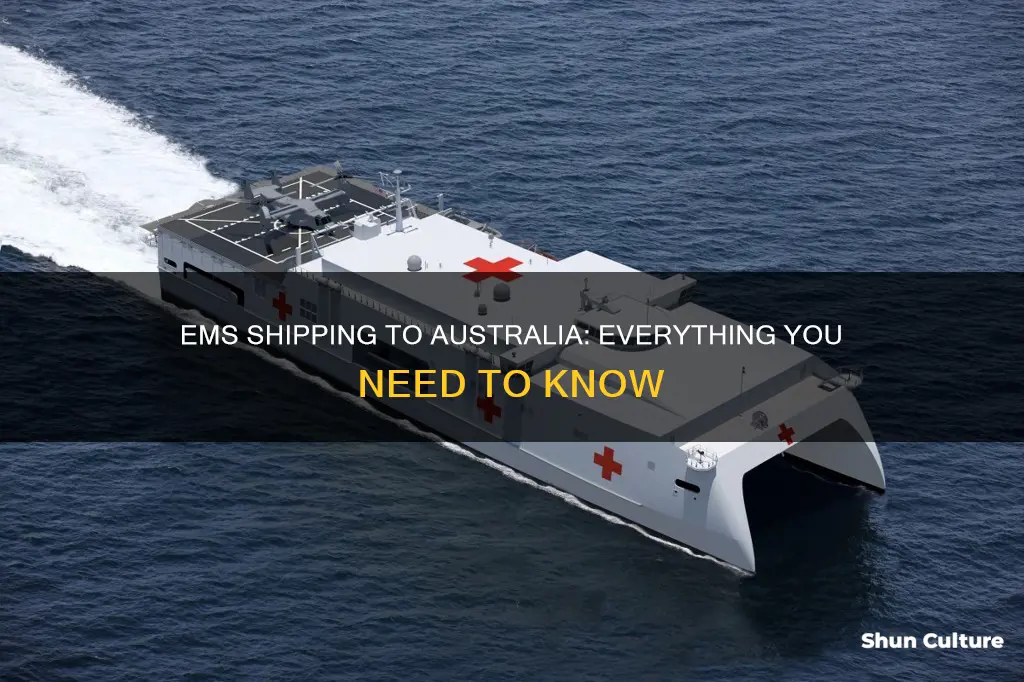 is ems shipping to australia