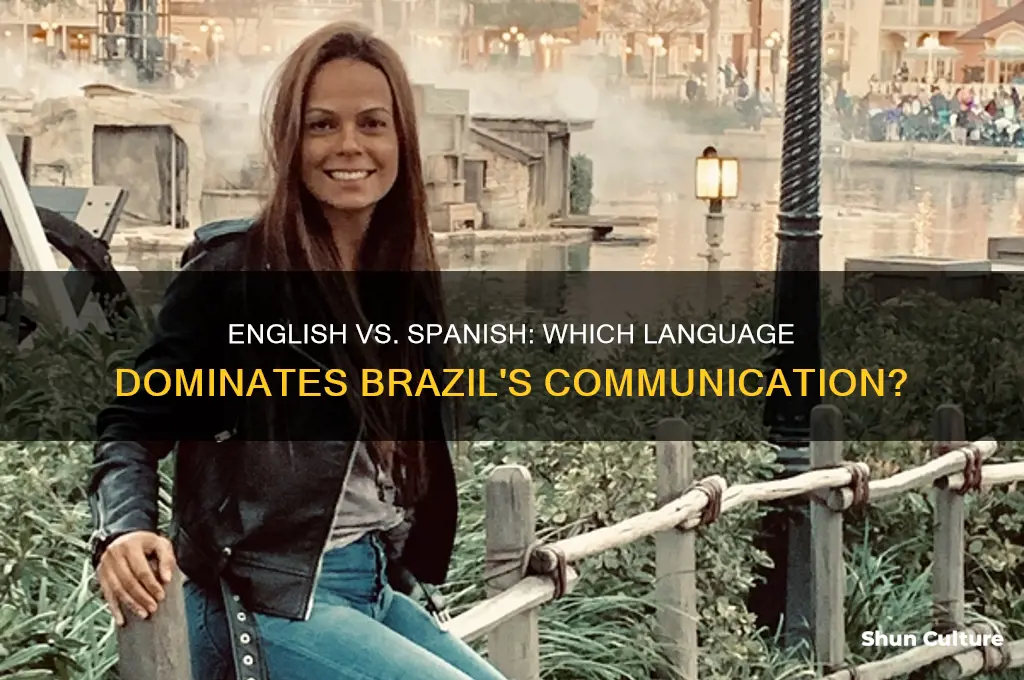 is english more spoken than spanish in brazil