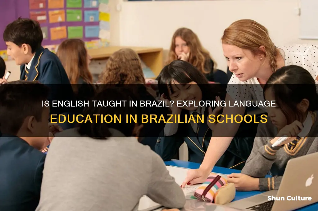 is english taught in brazil