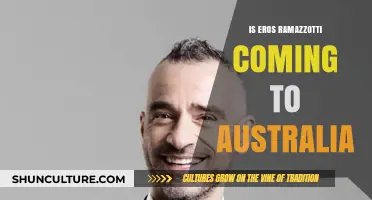 Eros Ramazzotti's Australian Tour: When and Where?