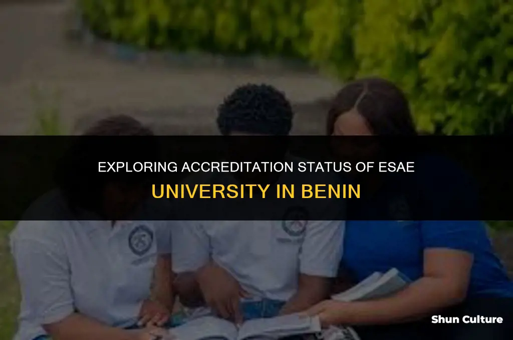 is esae university benin accredited