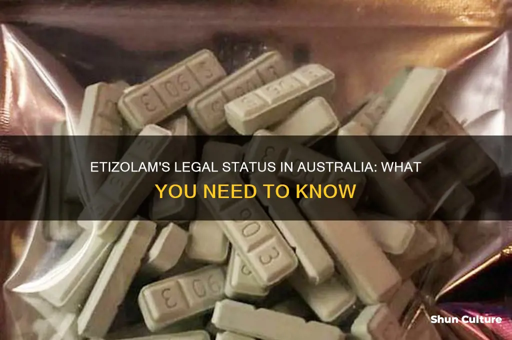is etizolam illegal in australia