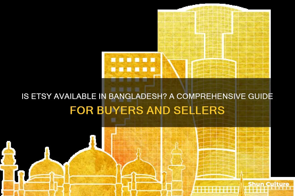 is etsy available in bangladesh
