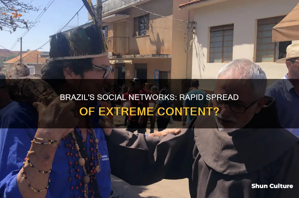 is extreme content spreading rapidly on social networks in brazil