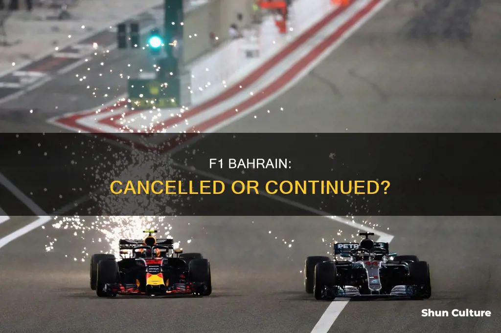 is f1 bahrain cancelled