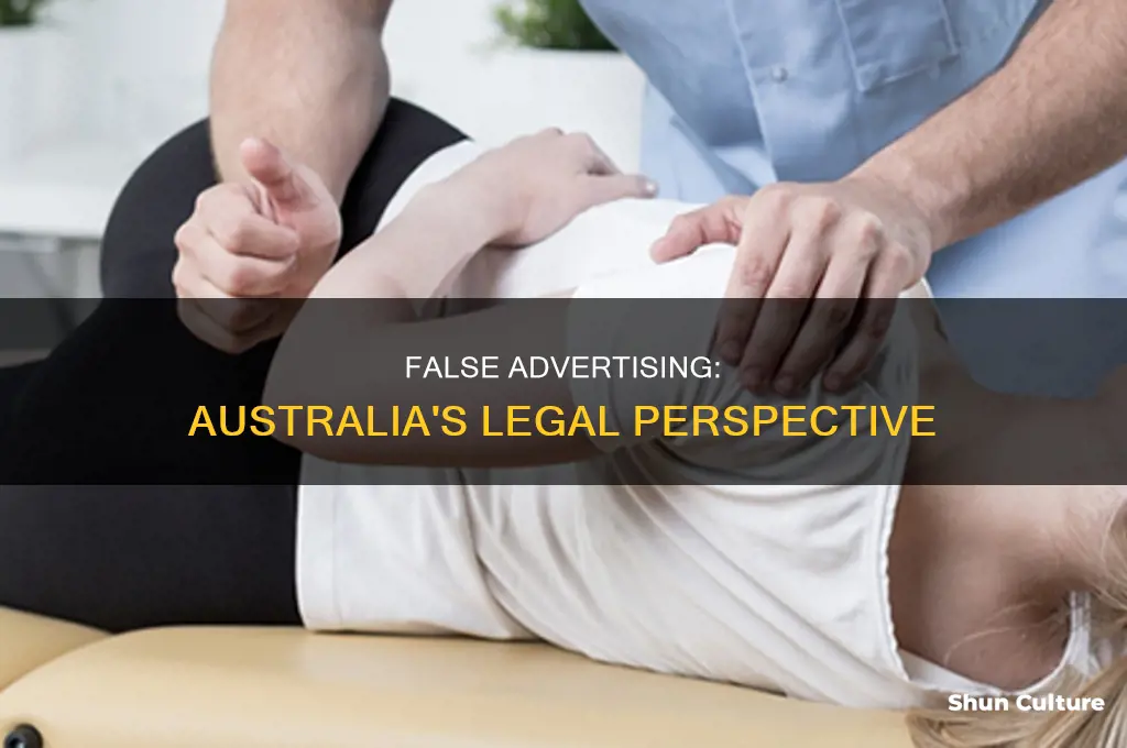 is false advertising illegal in australia