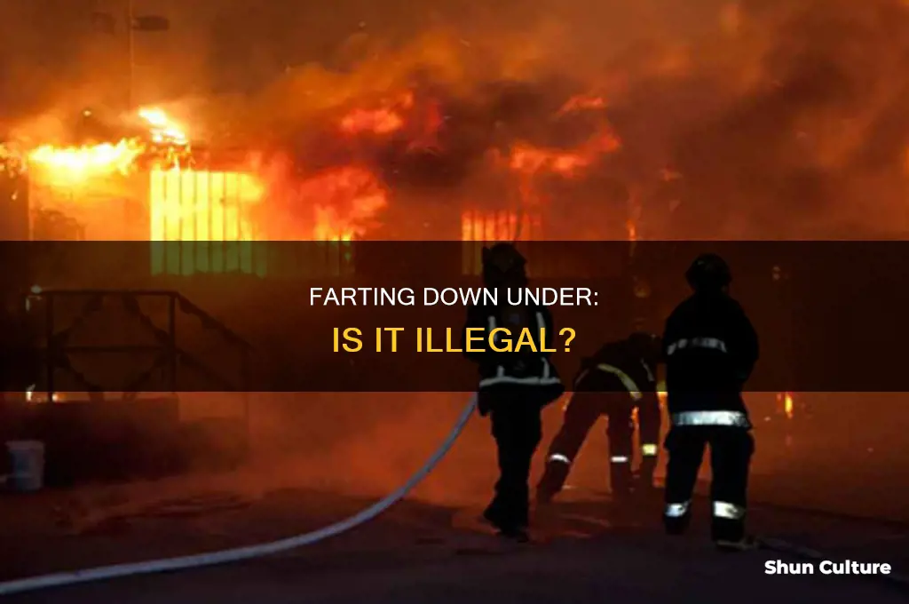 is farting illegal in australia