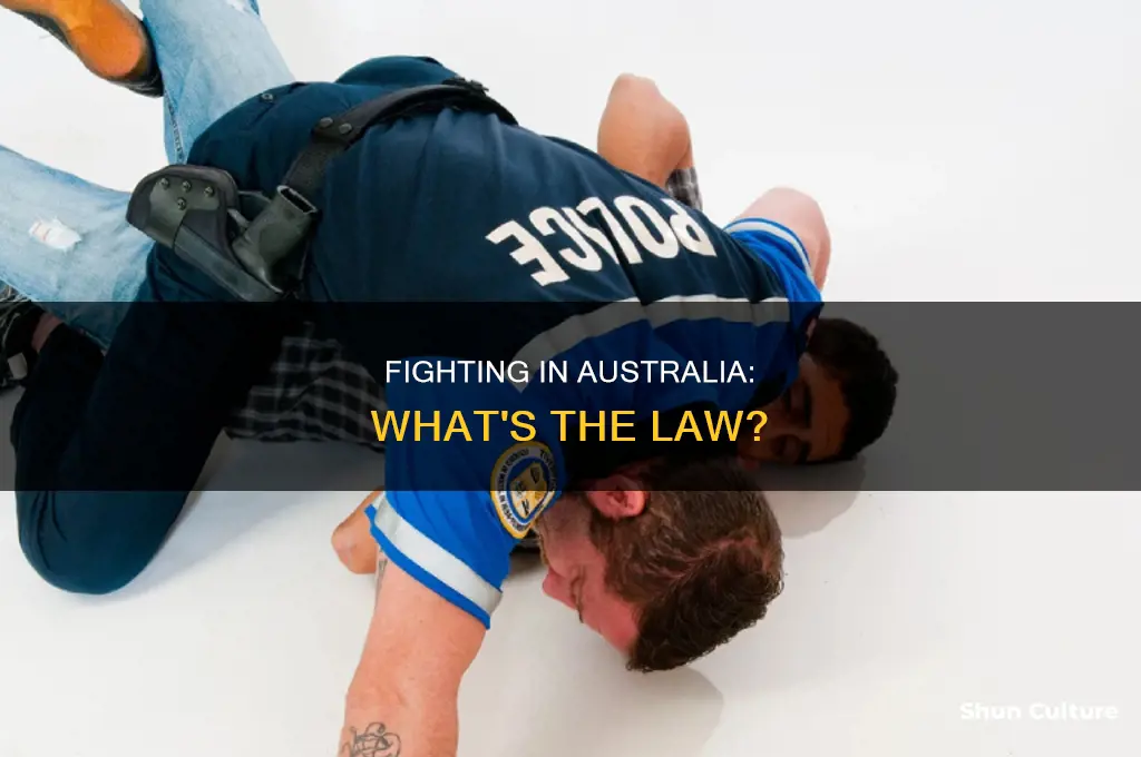 is fighting illegal in australia