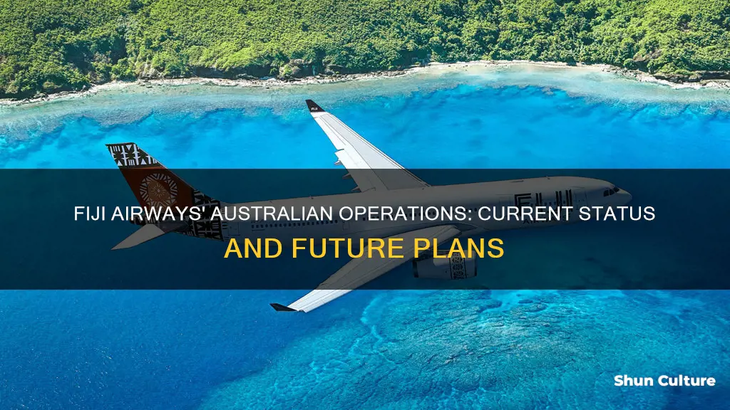 is fiji airways flying to australia