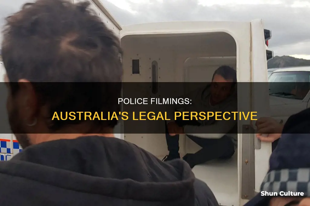 is filming police illegal in australia