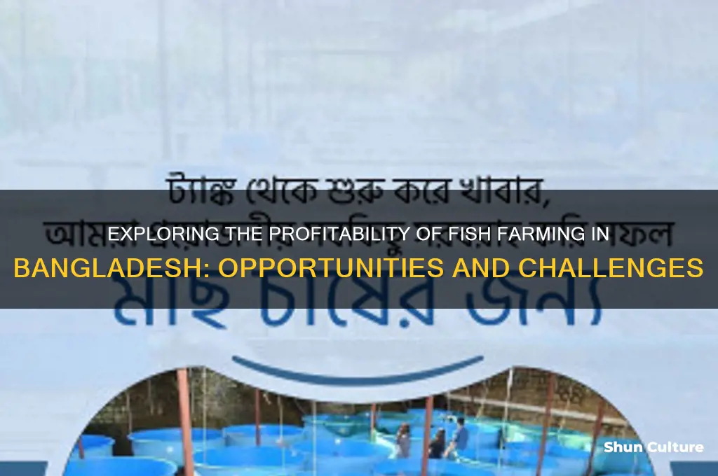 is fish farming profitable in bangladesh