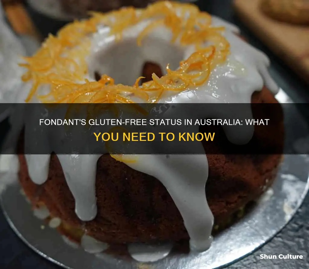 is fondant gluten free australia