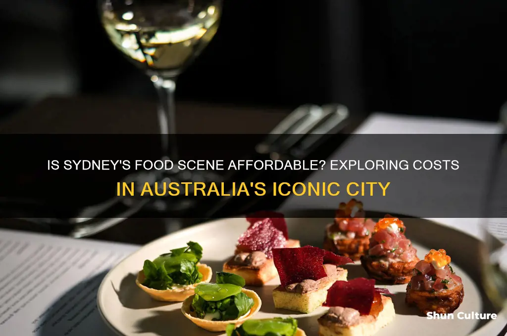 is food expensive in sydney australia