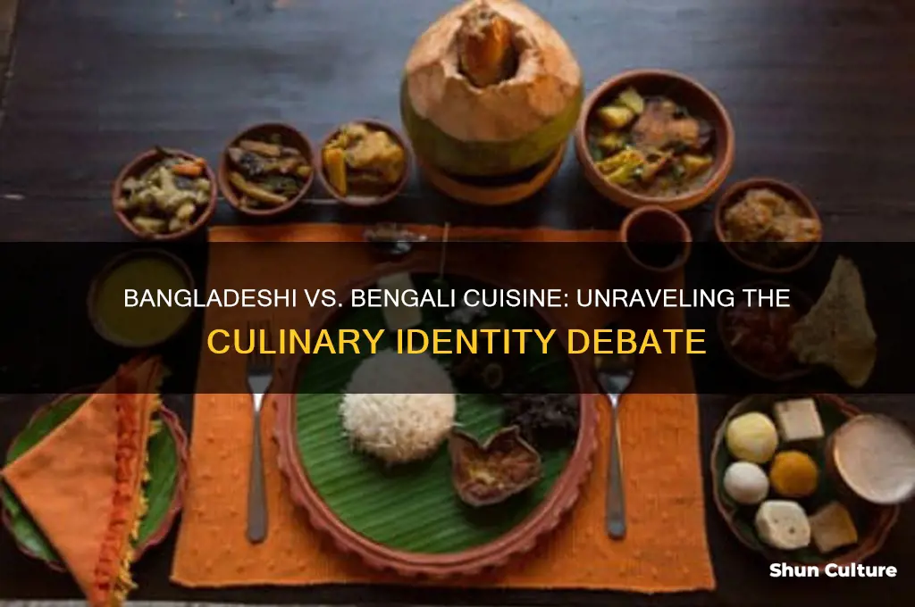is food from bangladesh bengali or bangladeshi