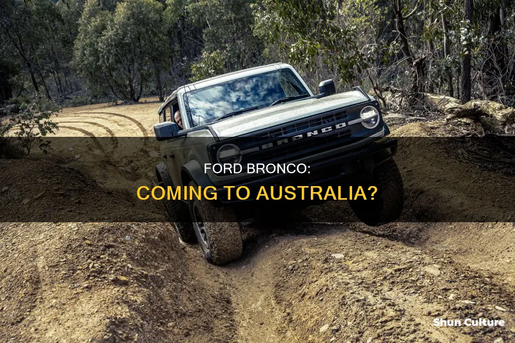 is ford bronco coming to australia