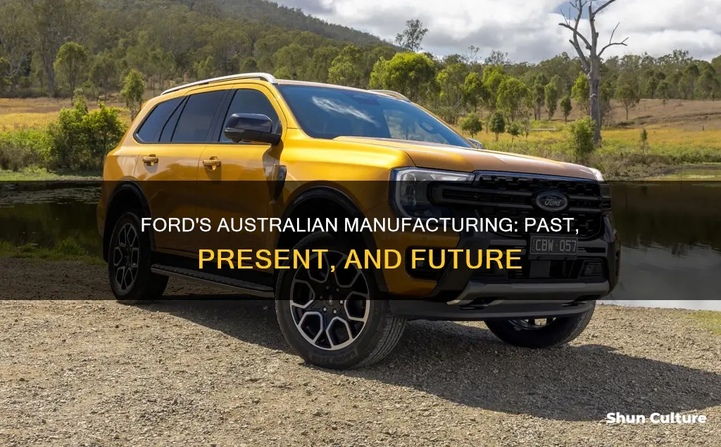 is ford still making cars in australia