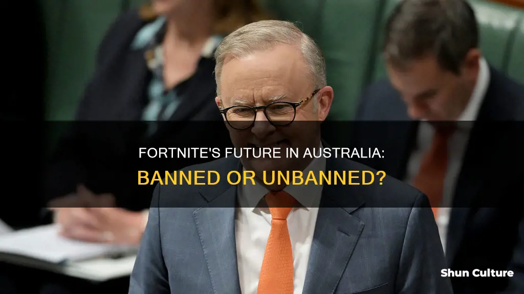 is fortnite banned in australia