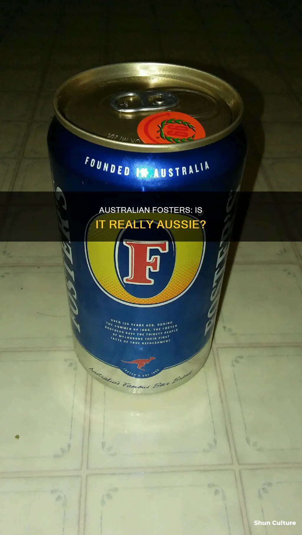 is fosters made in australia