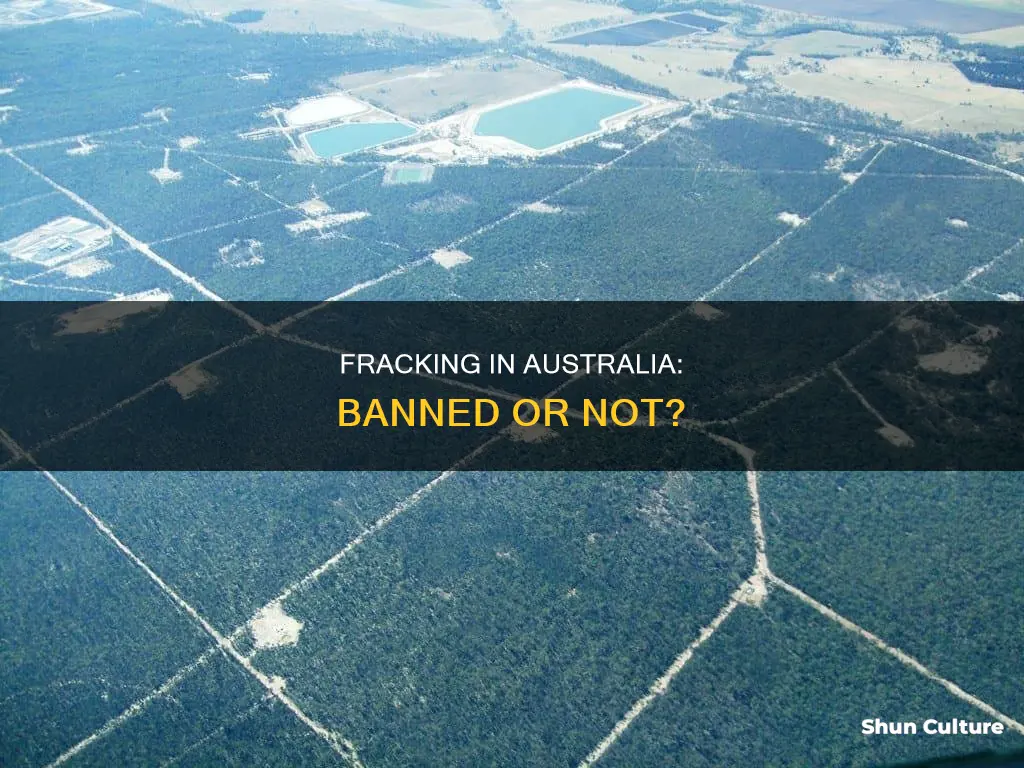 is fracking banned in australia