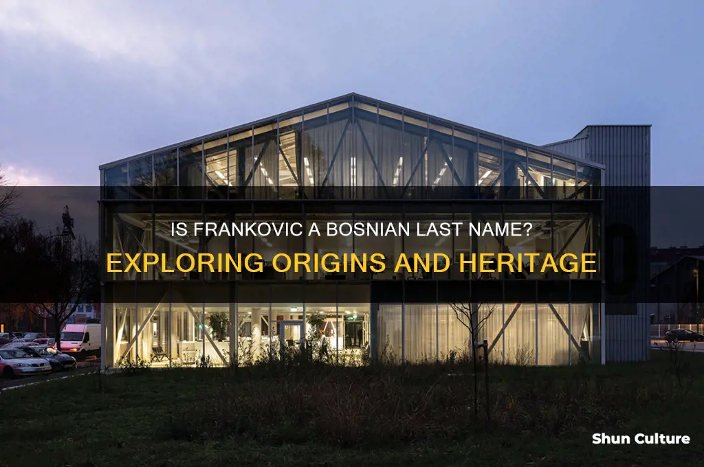 is frankovic a bosnian last name