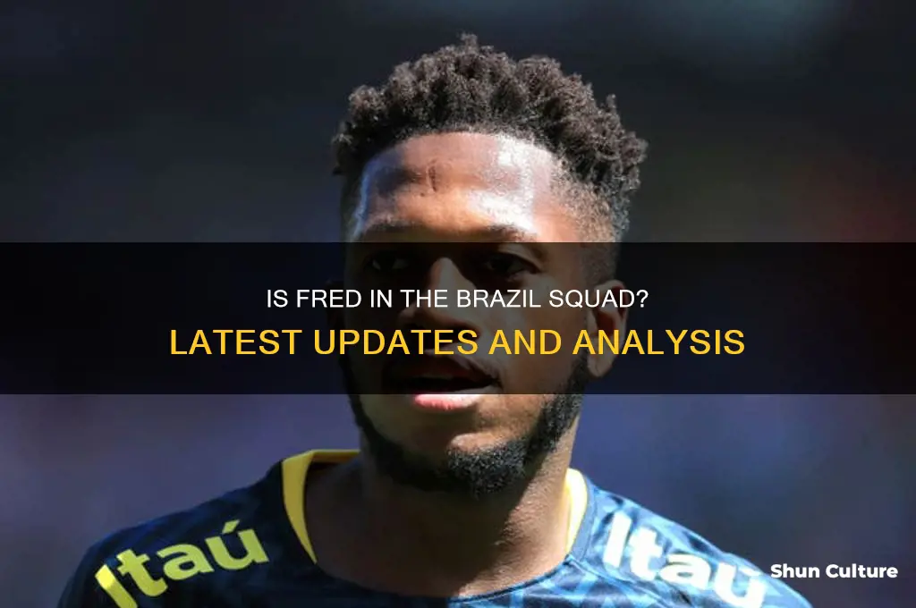 is fred in the brazil squad