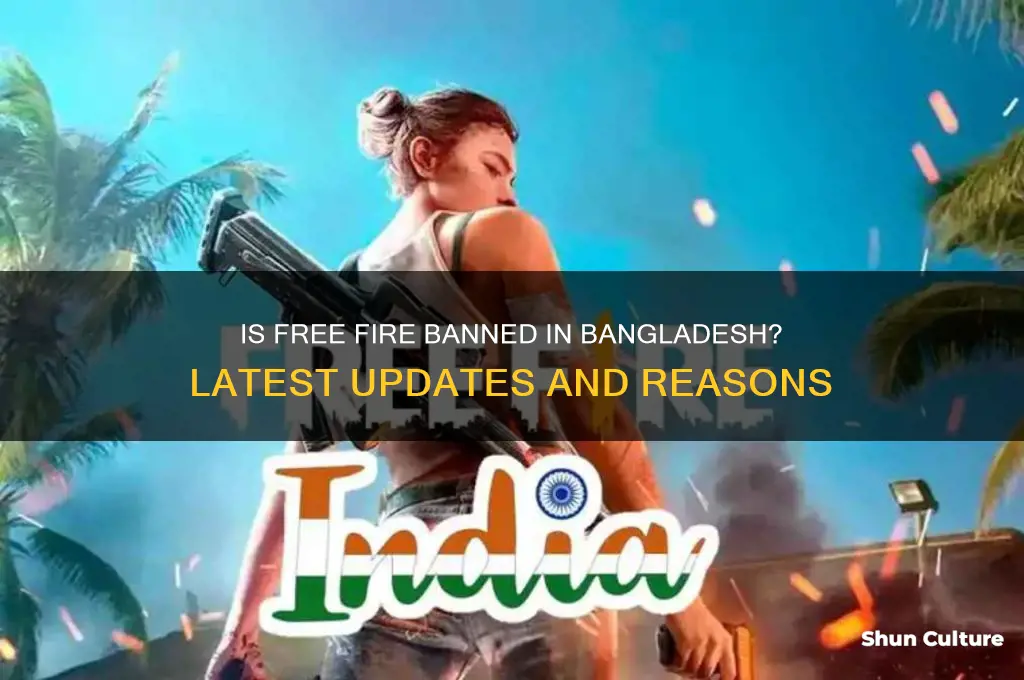 is free fire banned in bangladesh