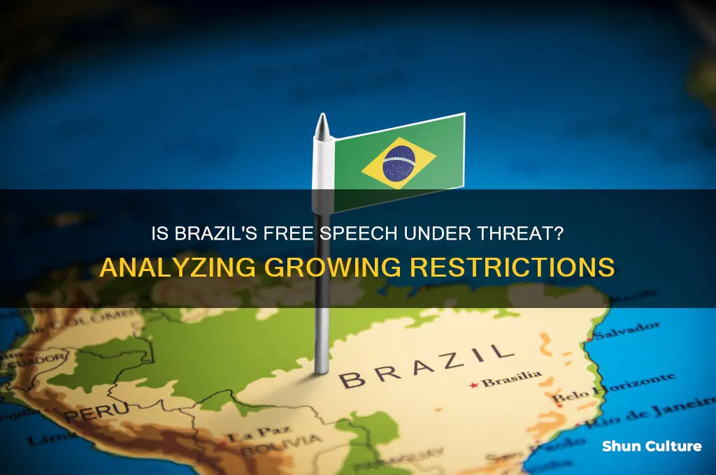 is free speech in brazil becoming less free