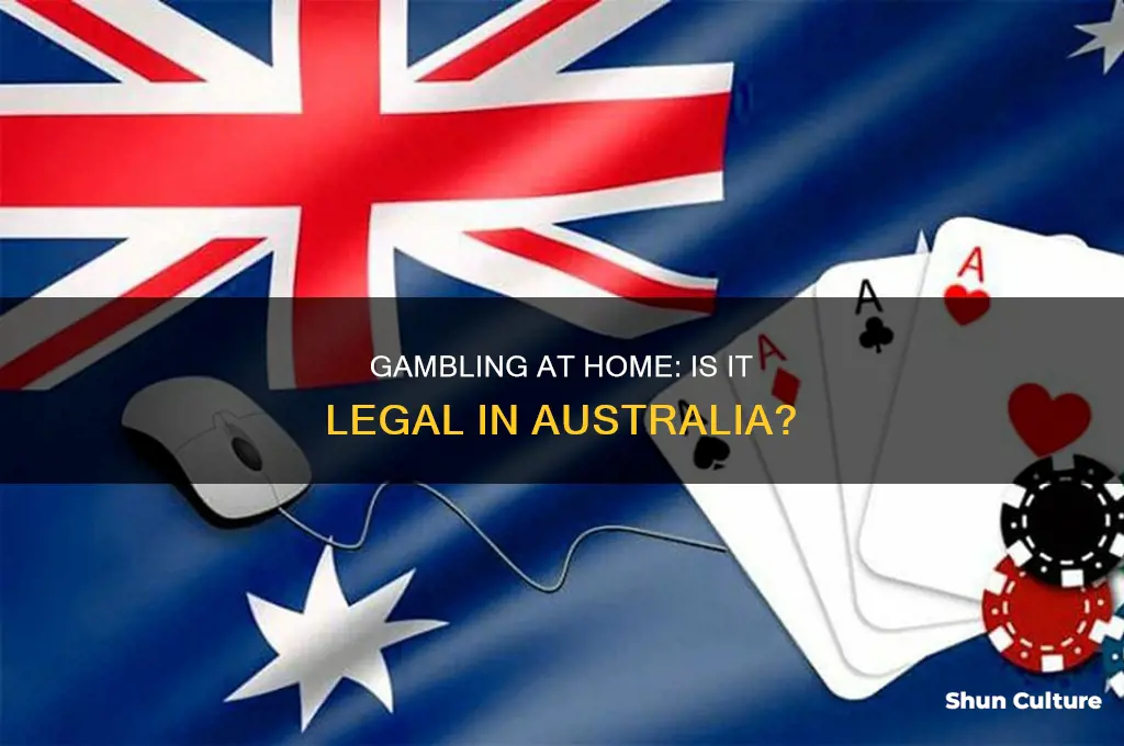 is gambling at home illegal in australia