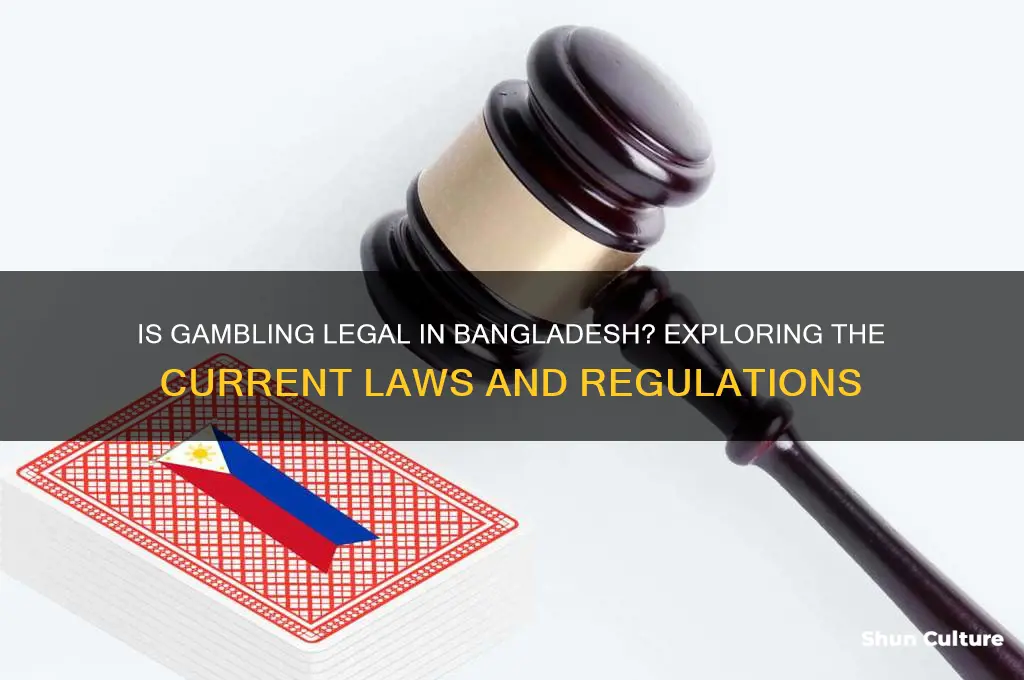 is gambling legal in bangladesh