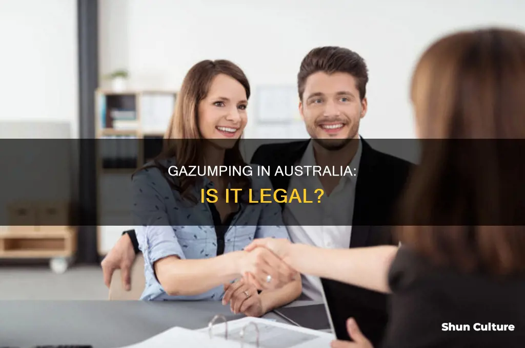 is gazumping illegal in australia
