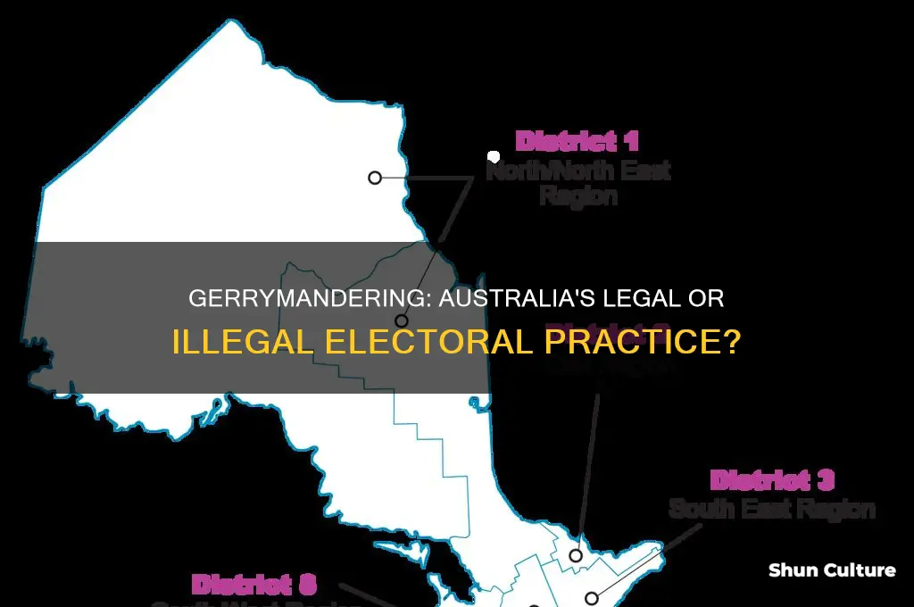 is gerrymandering illegal in australia