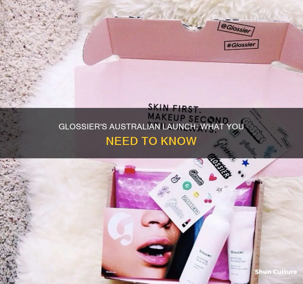 is glossier coming to australia