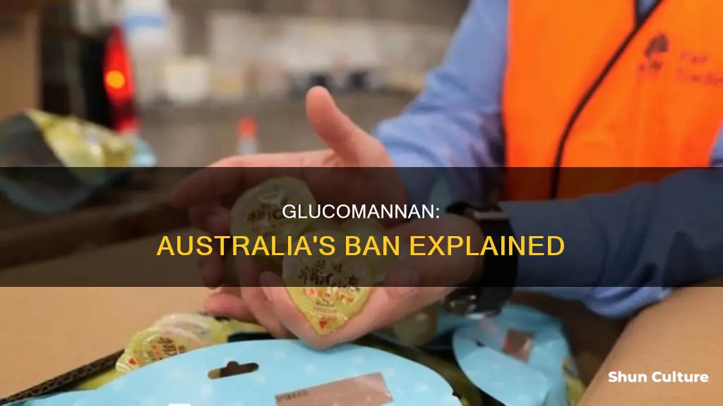 is glucomannan banned in australia