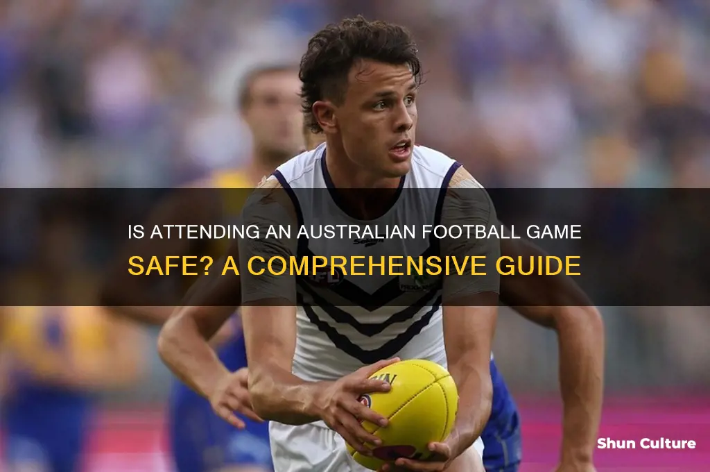 is going to australian football game safe