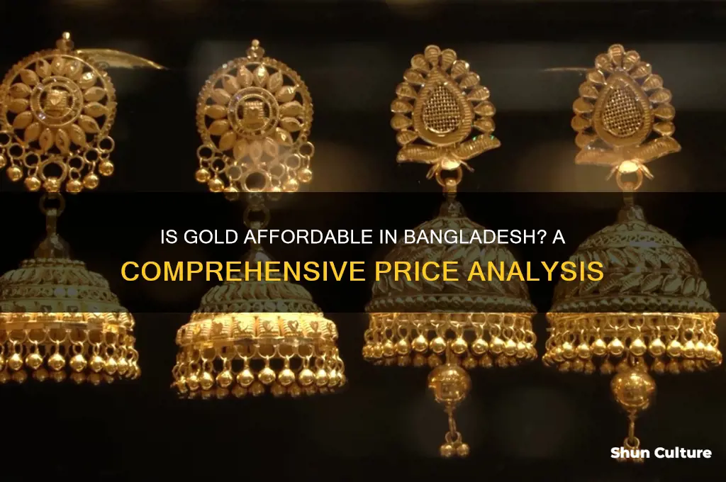is gold cheap in bangladesh