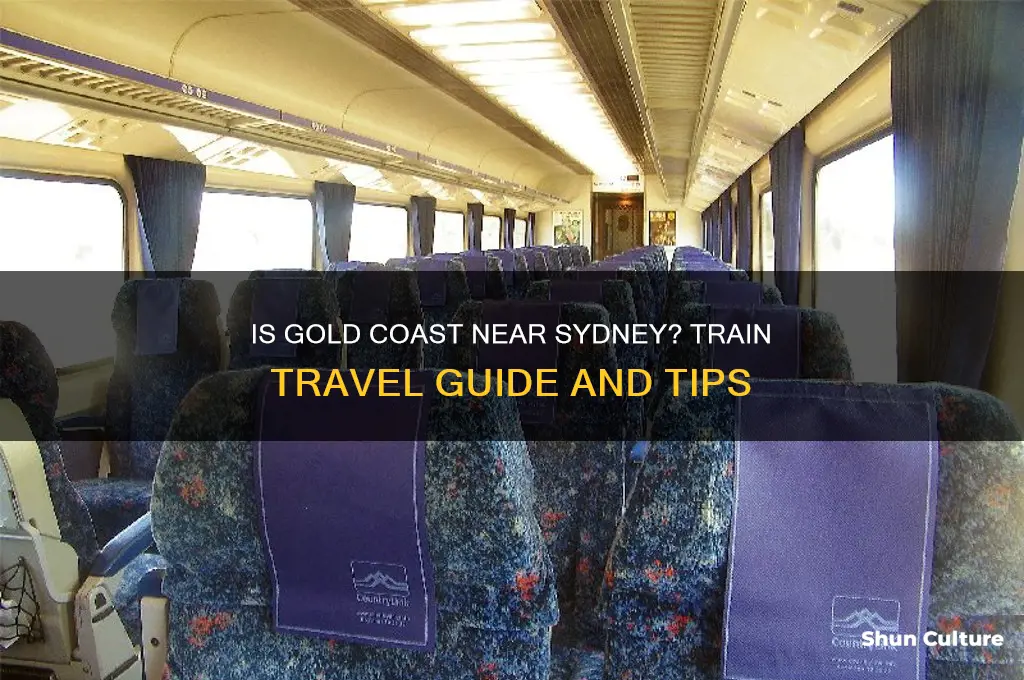 is gold coast australia in sydney by train