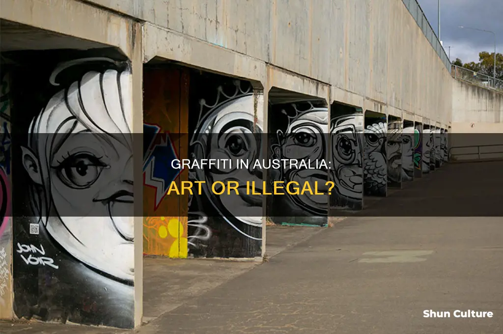 is graffiti illegal in australia