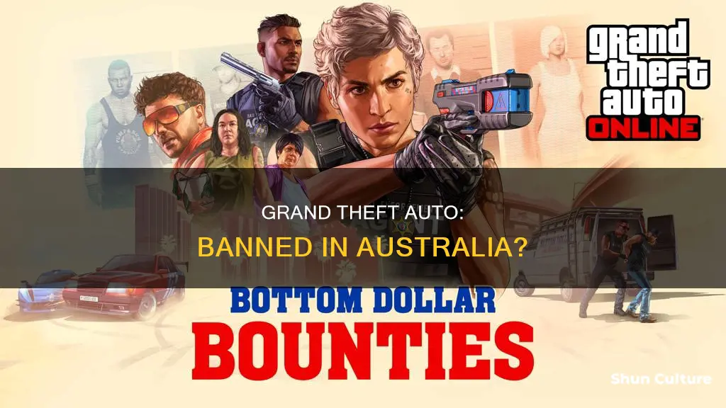 is grand theft auto banned in australia