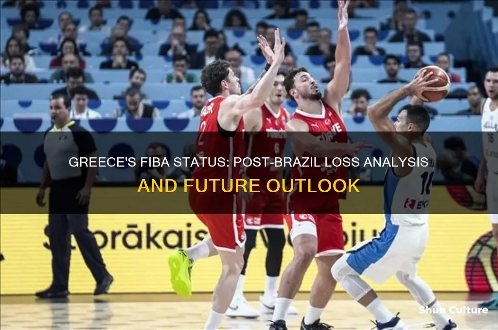 is greece stil in fiba after loss to brazil