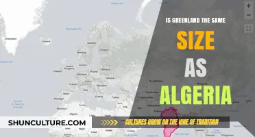 Greenland vs. Algeria: Comparing Landmass and Geographical Dimensions
