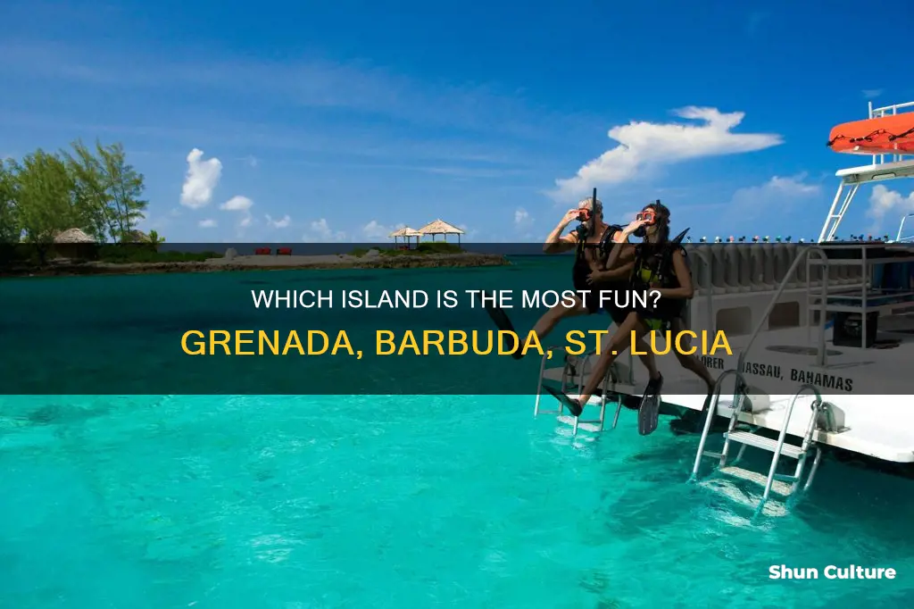 is grenada or barbuda or st lucia more fun