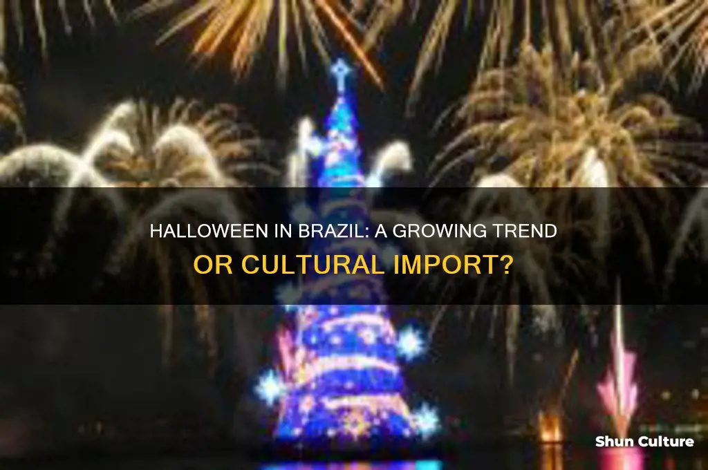 is halloween popular in brazil