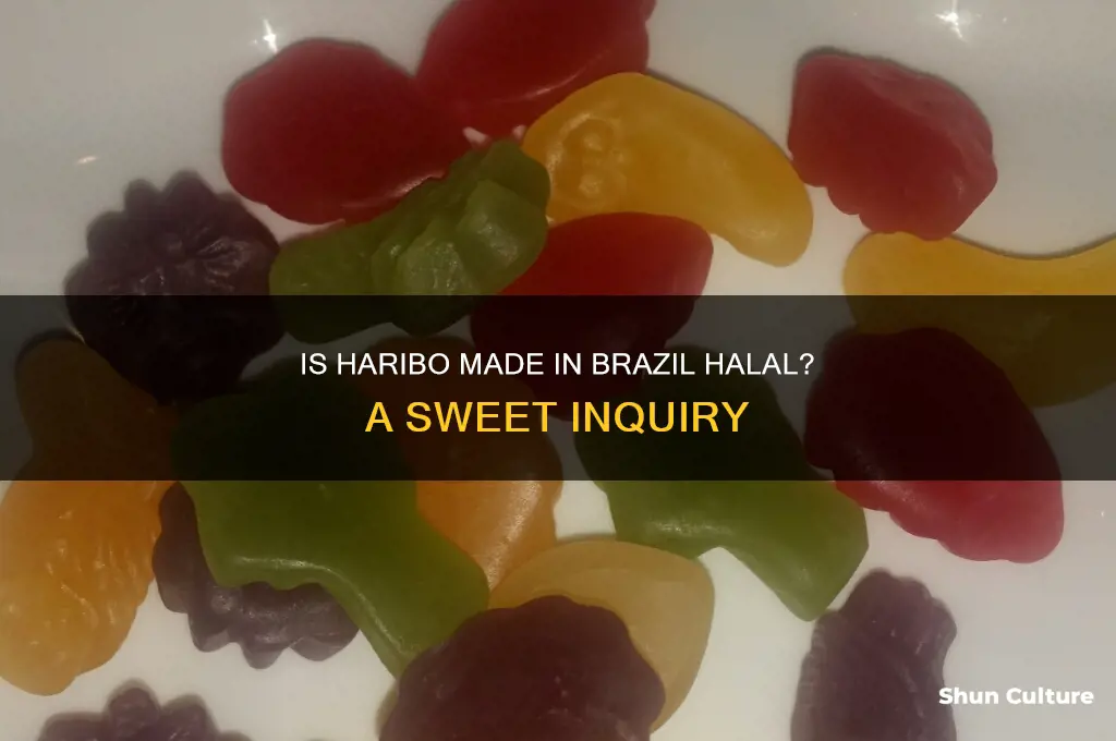 is haribo made in brazil halal