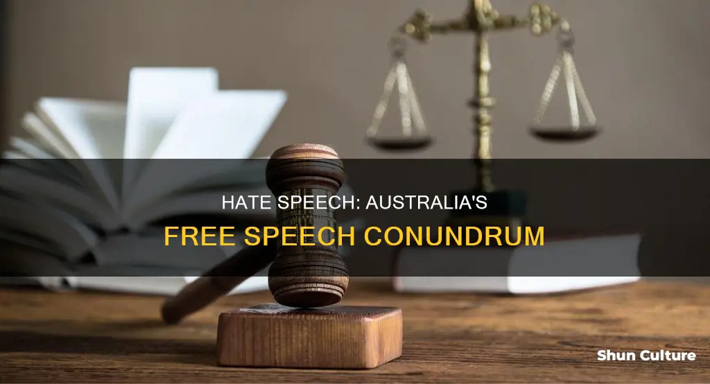 is hate speech free speech australia