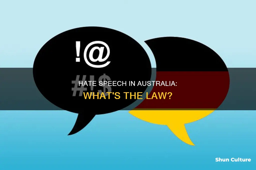 is hate speech illegal in australia