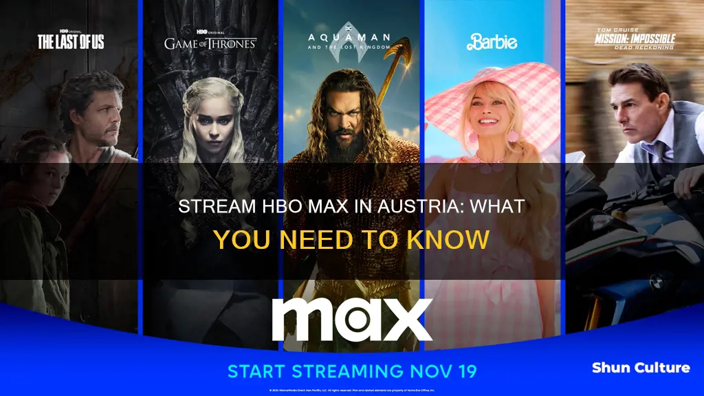 is hbo max available in austria