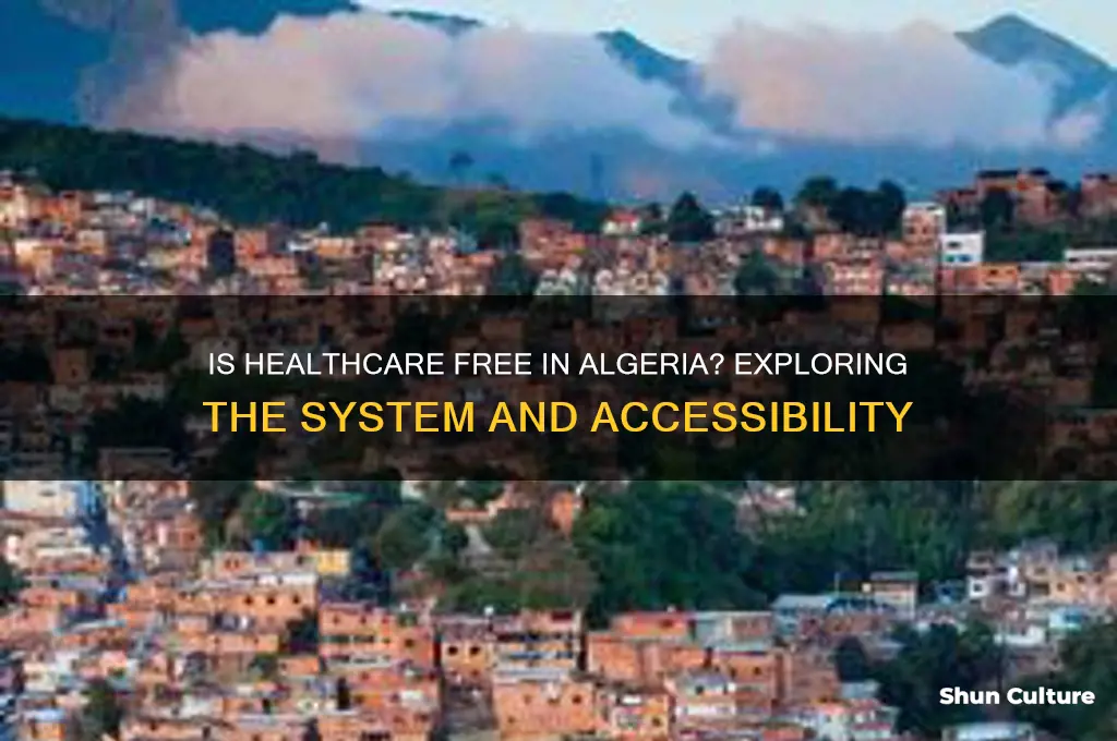 is healthcare free in algeria