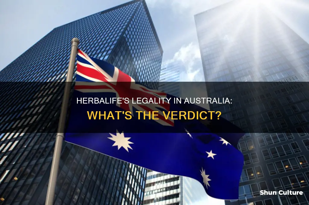 is herbalife illegal in australia