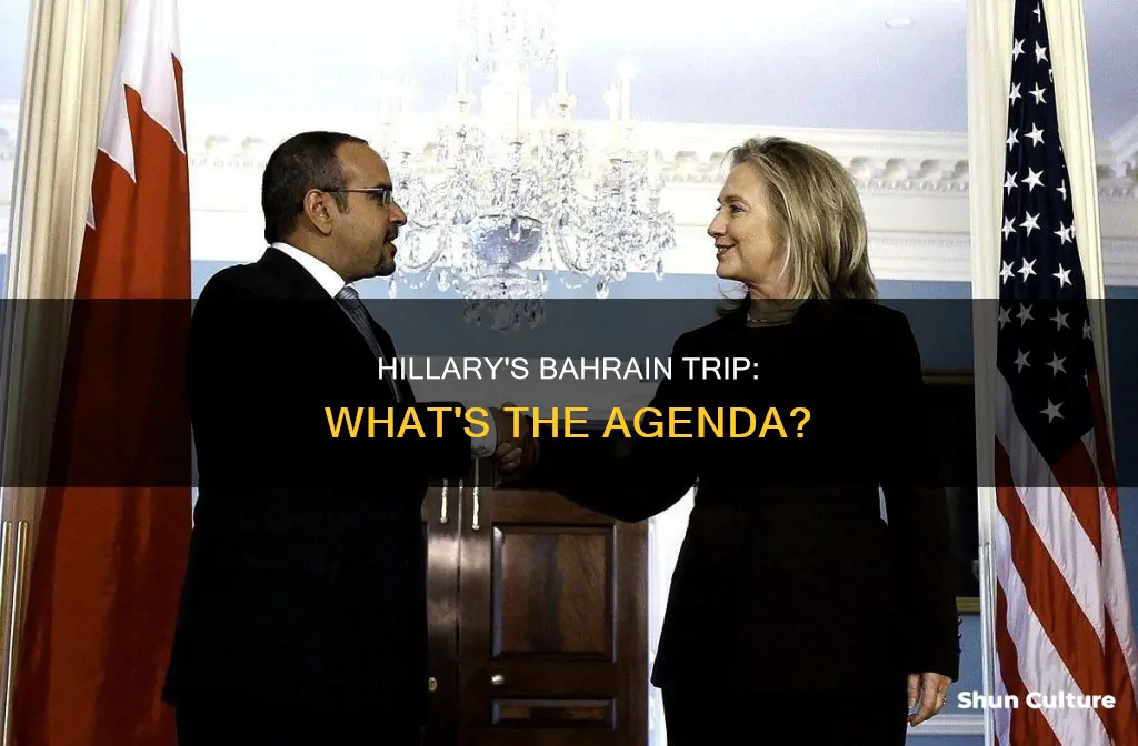 is hillary going to bahrain